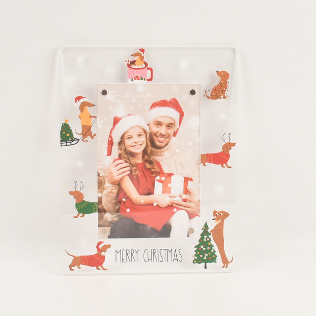 Shatterproof Clear Acrylic Photo Frame – Kid-Safe & Durable Perfect for Displaying 4x6 Inch Family Photos on Desks or Shelves