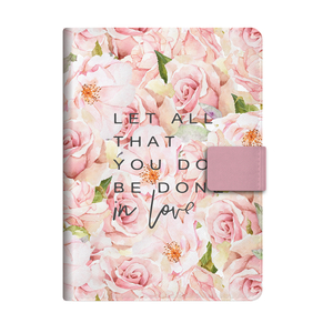 Customized Stationary Metallic Colorful PU Leather Notebook with Buckle Latch And Lined Inner Pages for School Students
