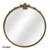 Wooden Wall Hanging Make Up Living Bath Room Mirror with Natural Wood Finishing for Home Decor