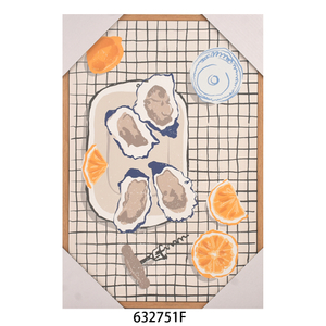 2025 New Design Wholesale Handicraft Painted Vertical Wall Hanging MDF Frame Canvas Wall Art for Home Decor