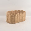 Modern Style Rattan Handwoven Easter Flower Basket Cute Rabbit Ears Shaped Handmade Storage Baskets