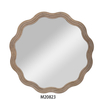 2025 New Arrival Injection Wave-shaped Wall Hanging Make Up Living Bath Room Mirror for Home Decor