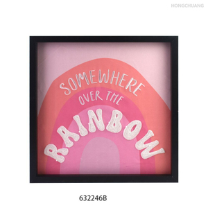 Factory Price Tufted Canvas Waterproof Picture Frame Fade-Resistant Wall Hanging Craft for Home Decor