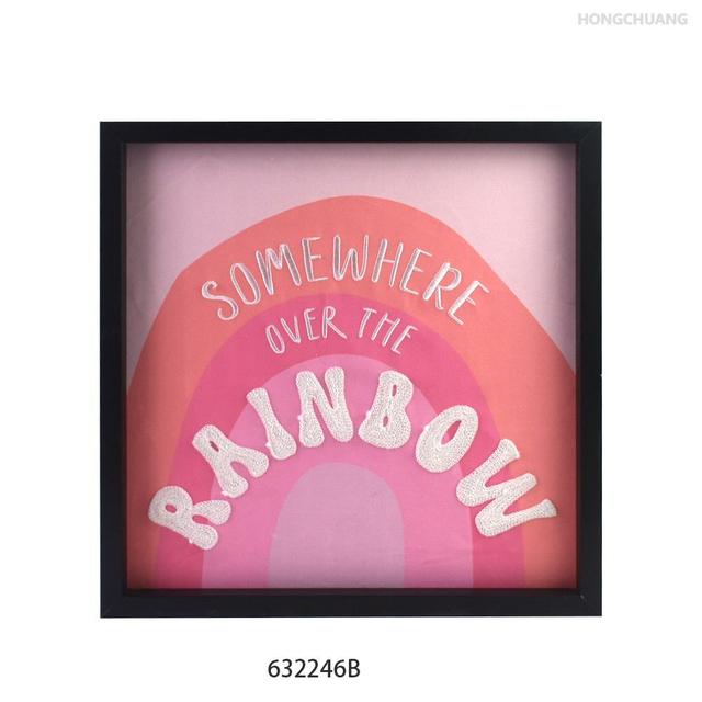 Factory Price Tufted Canvas Waterproof Picture Frame Fade-Resistant Wall Hanging Craft for Home Decor