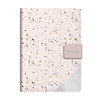 Customized Stationary Metallic Colorful PU Leather Notebook with Buckle Latch And Lined Inner Pages for School Students