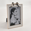 2025 New Arrival Customized Rectangle Zinc Alloy Photo and Picture Frame with Bowknot for Home Decoration