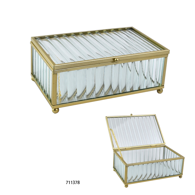  Colorful Glass Small Jewelry Box Storage Organizer Box for Earnings Rings Necklace Pendant Bracelets