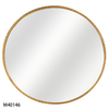 Gold Round Metal Wall Hanging Make Up Living Bath Room Mirror for Home Decor