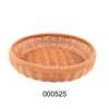 Hot Sale Rattan Handwoven Leaf Shape Dessert Tray Candy Fruit Basket for Home Decor