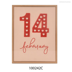 Modern Tufted Framed Smile Face Prints Customized Canvas Wall Hanging Picture Frame for Home & Office Decor