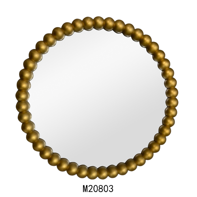 2025 New Arrival Injection Wave-shaped Wall Hanging Make Up Living Bath Room Mirror for Home Decor