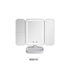 Hot Sale Injection Tri-fold LED Desk Top Make Up Living Bath Room Mirror for Home Decor