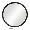 Wooden Wall Hanging Make Up Living Bath Room Mirror with Natural Wood Finishing for Home Decor
