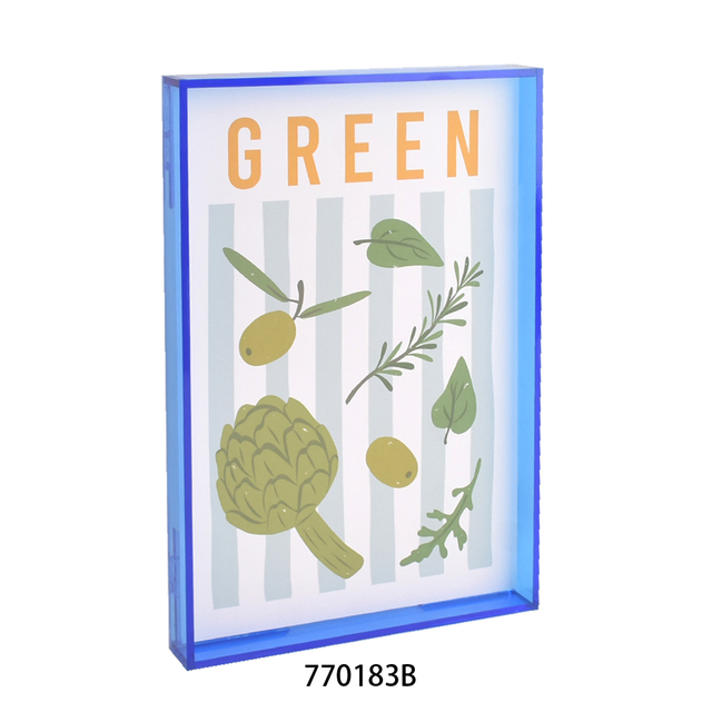 Hot Sale New Arrival Rectangle Colorful Desktop Acrylic Picture Frame for Decoration