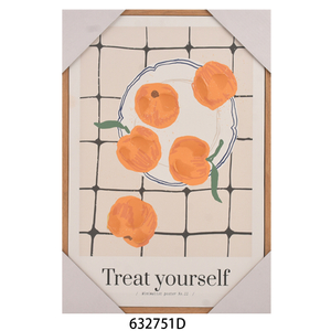 2025 New Design Wholesale Handicraft Painted Vertical Wall Hanging MDF Frame Canvas Wall Art for Home Decor