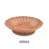Hot Sale Rattan Handwoven Leaf Shape Dessert Tray Candy Fruit Basket for Home Decor