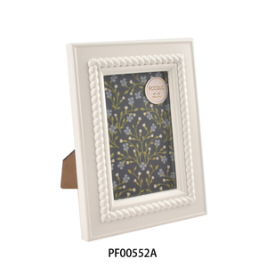 Natural Solid Wood Beaded Photo Frame Tabletop Wooden Picture Frames for Home Decor