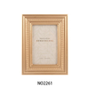 Customized Modern Simple White Solid Wood Tabletop Photo Frame Wooden Picture Frame with Beads for Home Decor